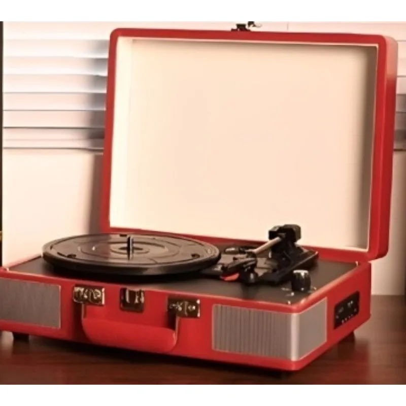 Portable Record Player with Speaker Turntable Old Record Player Bluetooth Speaker Stereo Turntable