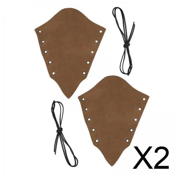 Brazaletes de cuero PU ajustables, disfraz, cinturón Medieval, pulsera, guantelete para Club, escenario, baile y Halloween