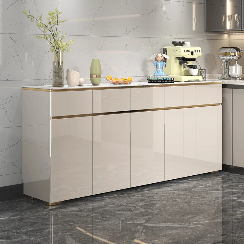 

Tempered glass top MDF locker kitchen living room