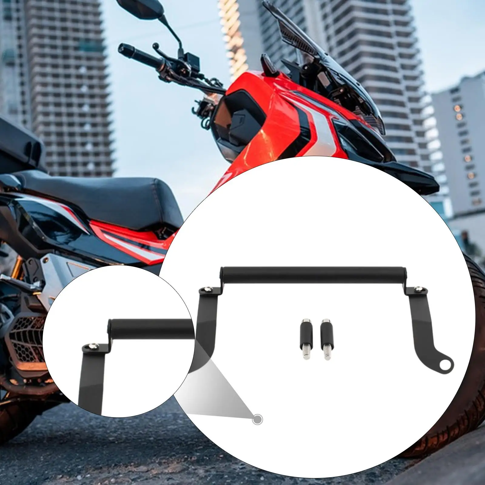 

Держатель для телефона из алюминиевого сплава для мотоциклов HONDA Forza 125 250 300 NSS350, крепление на руль