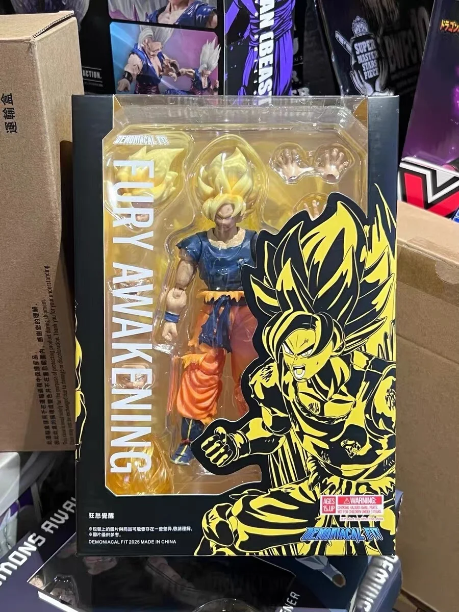 Demoniacal Fit Son Goku Broly Martialist Super Saiyan Blue Action Figure Dragon Ball Z 3.0 Figure Shf Ssj Anime Models Toys Gift - view 6