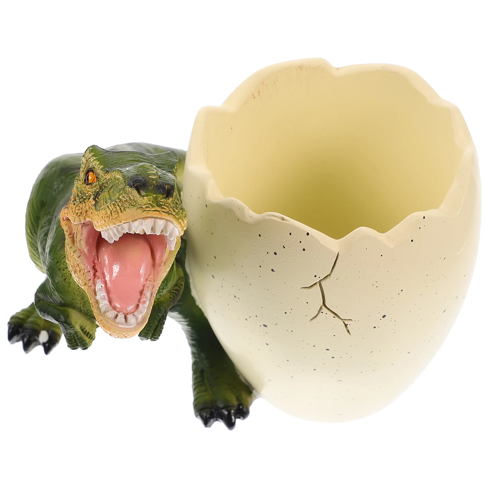 

Dinosaur Resin Pen Holder Desktop Storage Organizer Animal Shaped Pencil Container Stationery Holder for Home School