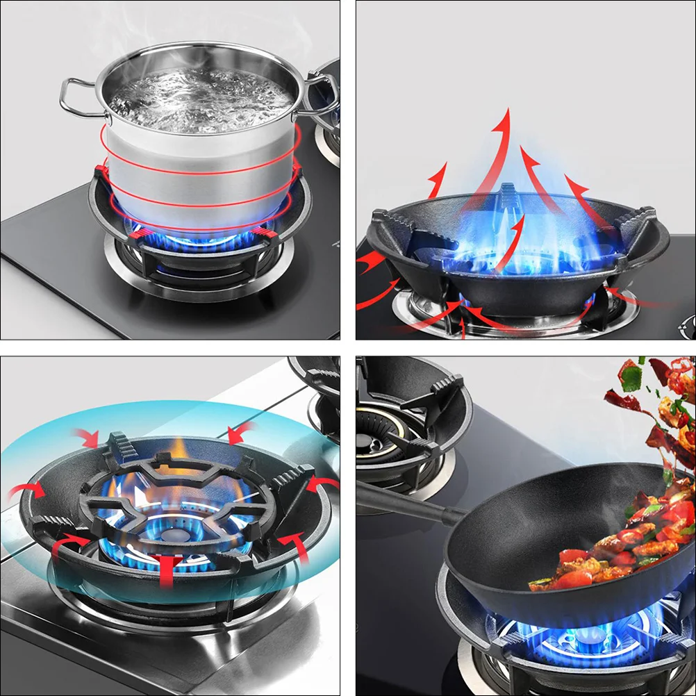 Oven Accessories Energy Saving Fire Cover Gas Stove Hood Ring Gather Burner Energy-saving