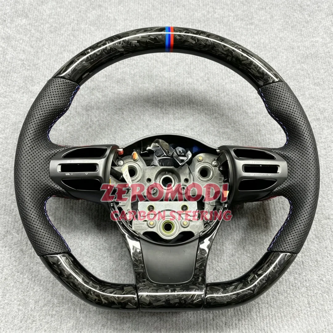 

Replacement Steering Wheel Real Carbon Fiber & Leather Fit for Kia Forte Soul 2009-2014