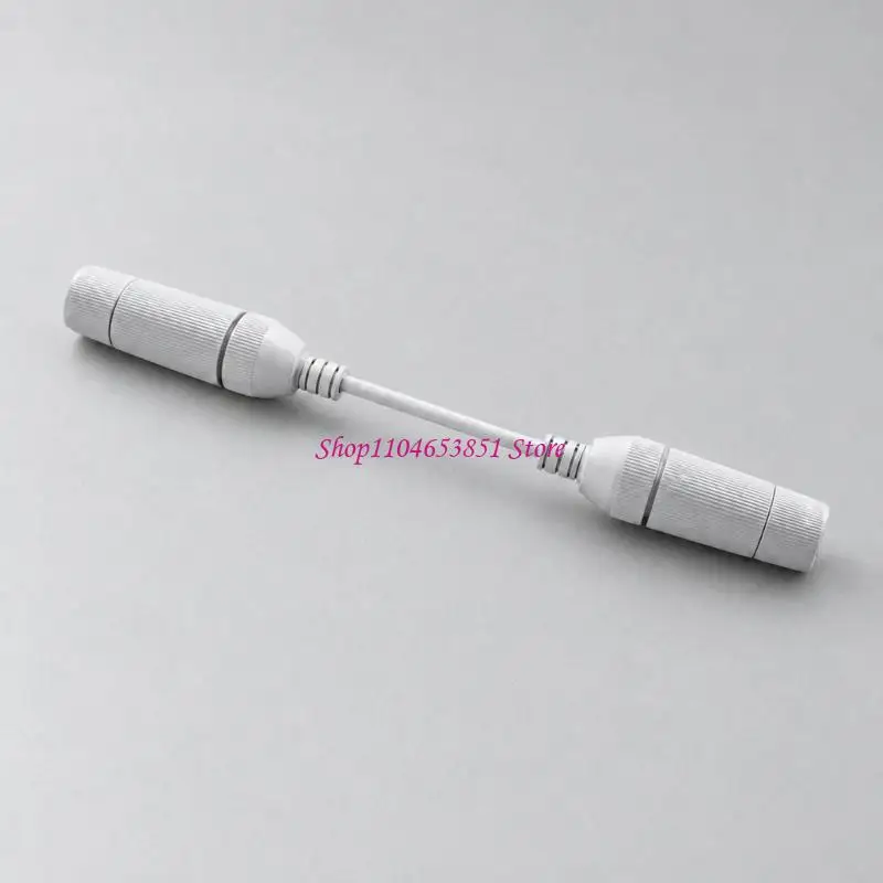 Cat5 Cat6 Cable Joining Coupler with Cylindrical End Housings 