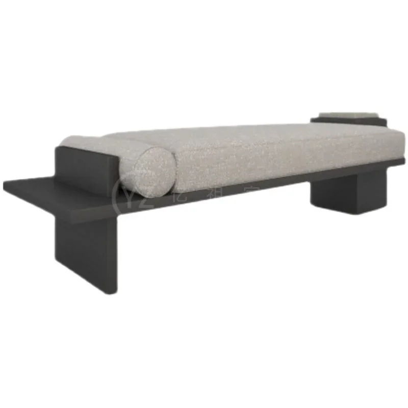 S1  Solid Wood Living Room Sofa Stool Entrance Shoe Changing  Model  Bed End  Long