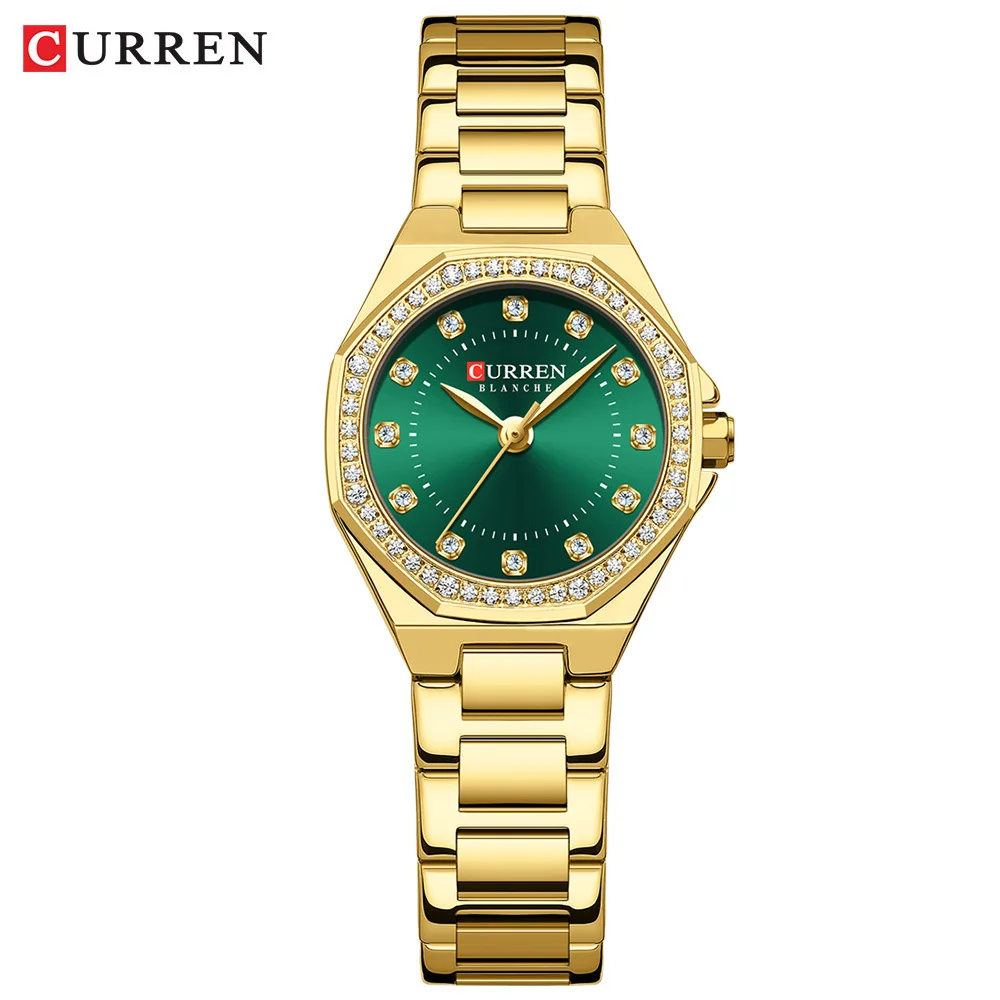 Curren/Cariane 9100 Женские часы - Модные женские часы - Повседневные часы со стальным ремешком - Экспортные часы