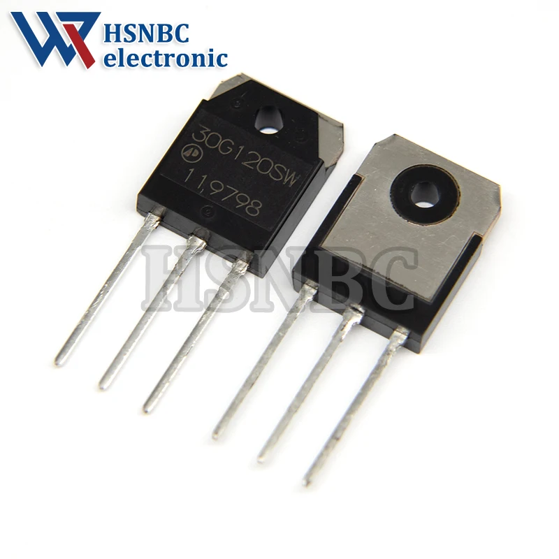 10PCS AP30G120SW 30G120SW TO-3P 30A 1200V IGBT N-CHANNEL INSULATED GATE BIPOLAR TRANSISTOR WITH FRD 100% New Original