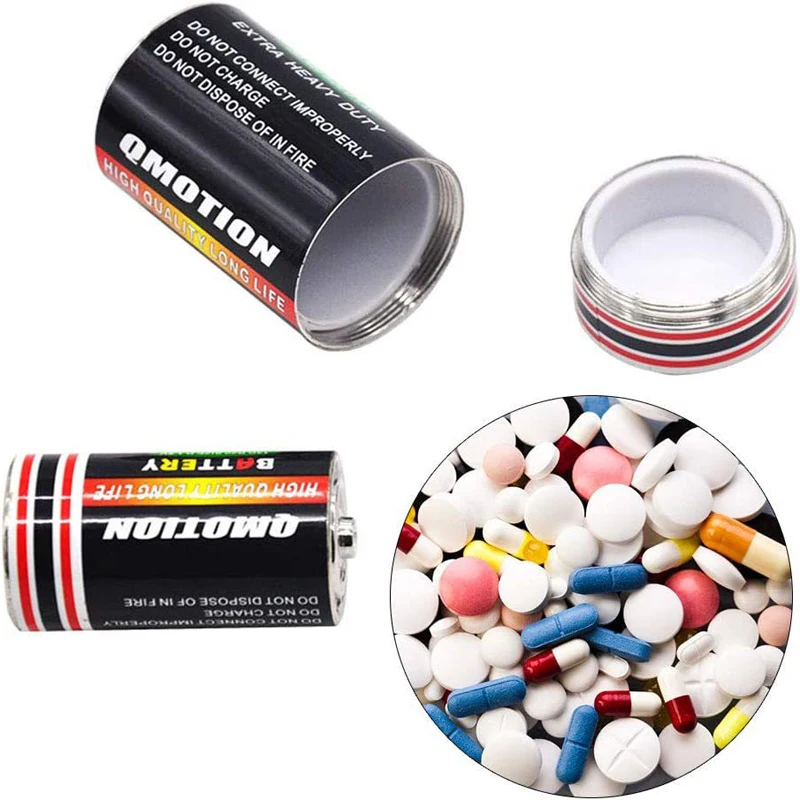 Battery Diversion Safe Hidden Secret Compartment Stash Case Discreet to Hide and Store Money, Bill or Other Valuables