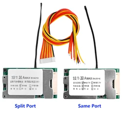 10S 36V 30A bateria litowa ładująca BMS PCB 18650 zbalansowana płyta ochronna bateria litowo-jonowa do samochodu elektrycznego