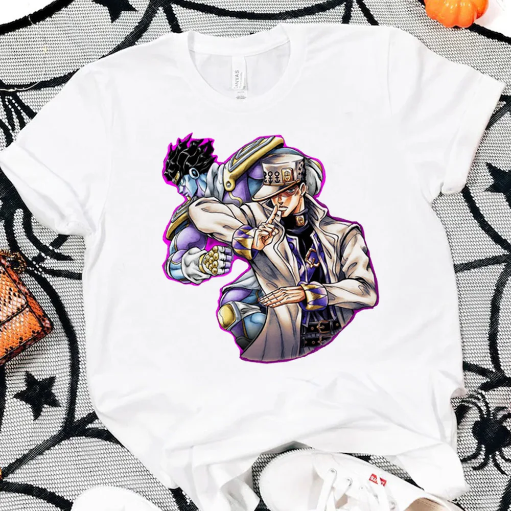 Jojo Bizarre Adventure Steel Ball Run top tees female clearance sales korean fashion gothic tshirt gothic cheap cutecore view 3