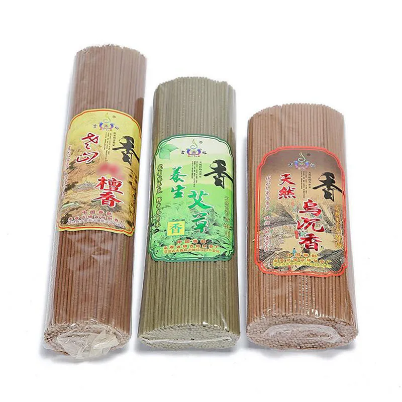 Natural Sandalwood Wormwood Wuchen Flavor Stick Incense Buddha Incense Aroma Fragrance Good for Sleep for Indoor Smell Supply