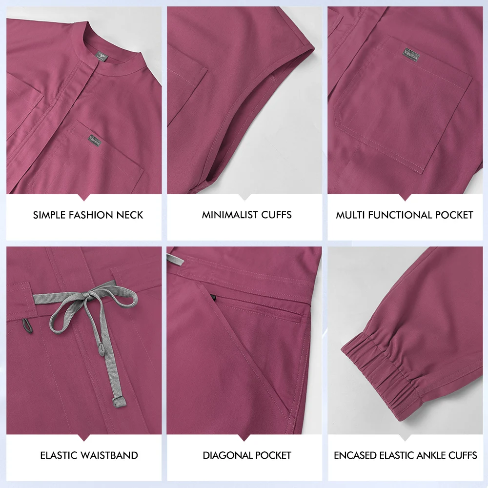 Venta al por mayor, uniformes de trabajo de farmacéutico, disfraz de médico para mujer, monos para correr para cirugía, ropa de trabajo para clínica de mascotas