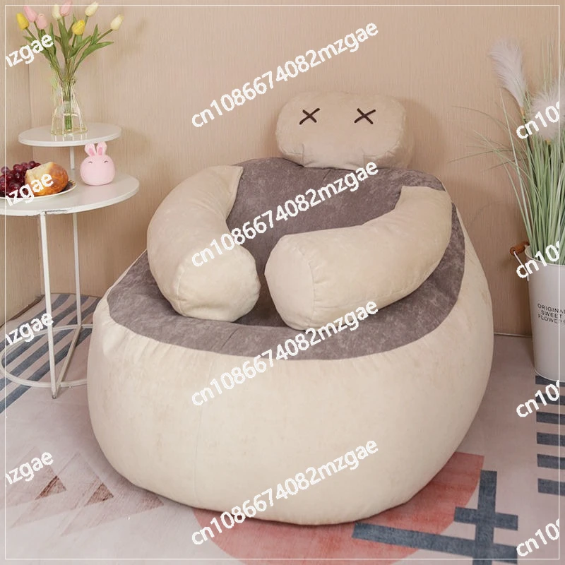 Lazy cute sofa bean bag tatami small sofa single bedroom small leisure balcony chair on the ground
