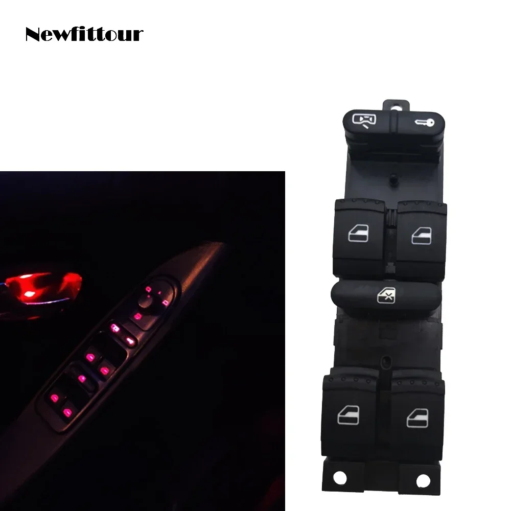 Window Control Switch Electric Window Regulator Button Switch Panel For Volkswagen Golf 4 Passat B5 1998 - 2005