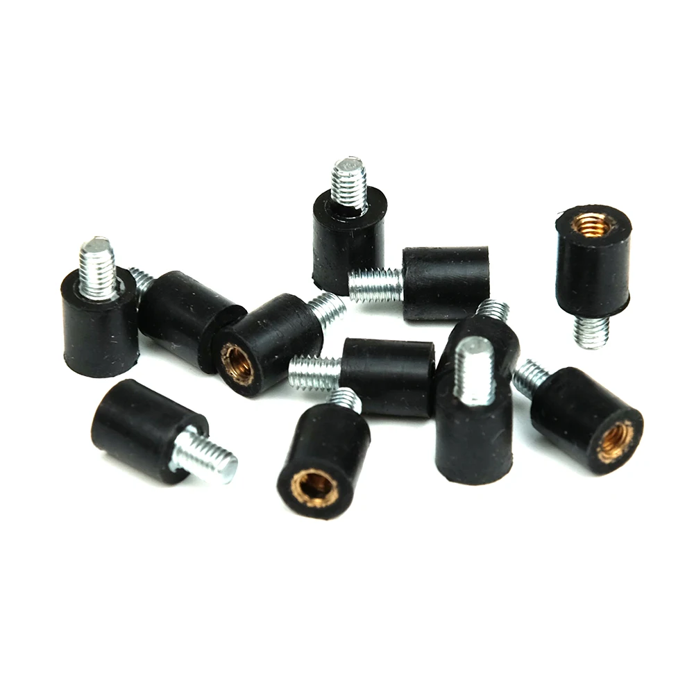 12 PCS M2/M3 FPV CC3D F3 F4 F7 Flight Controller FC Anti-Vibration Shock Absorbing Rubber Column Fixed Screw For RC DIY