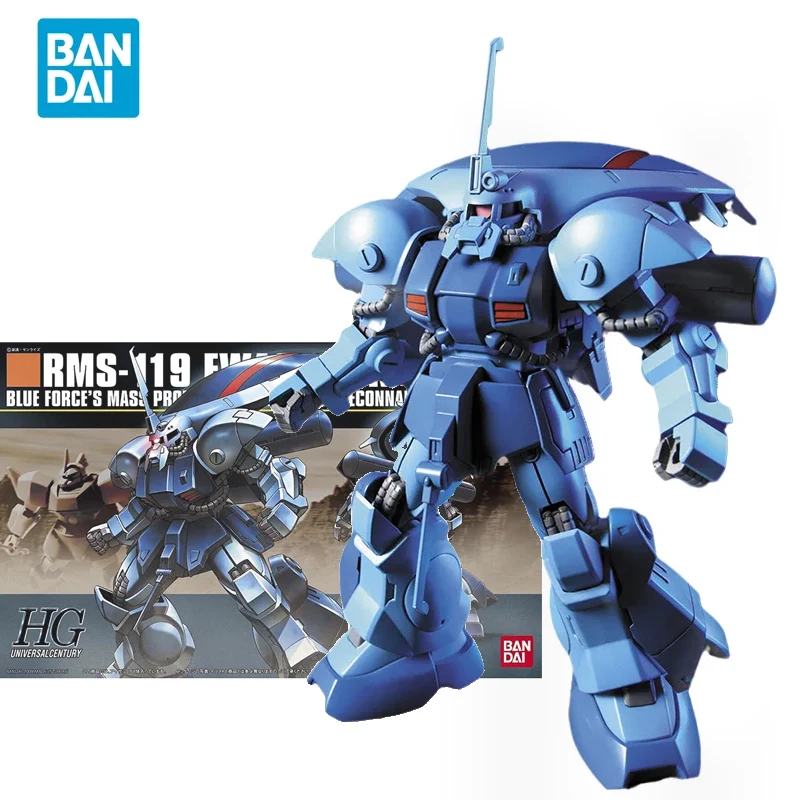 

Bandai Original Anime GUNDAM Model HGUC Series 1/144 GUNDAM RWS-119 EWAC ZACK Action Figure Assembly Model Toy Gift for Children