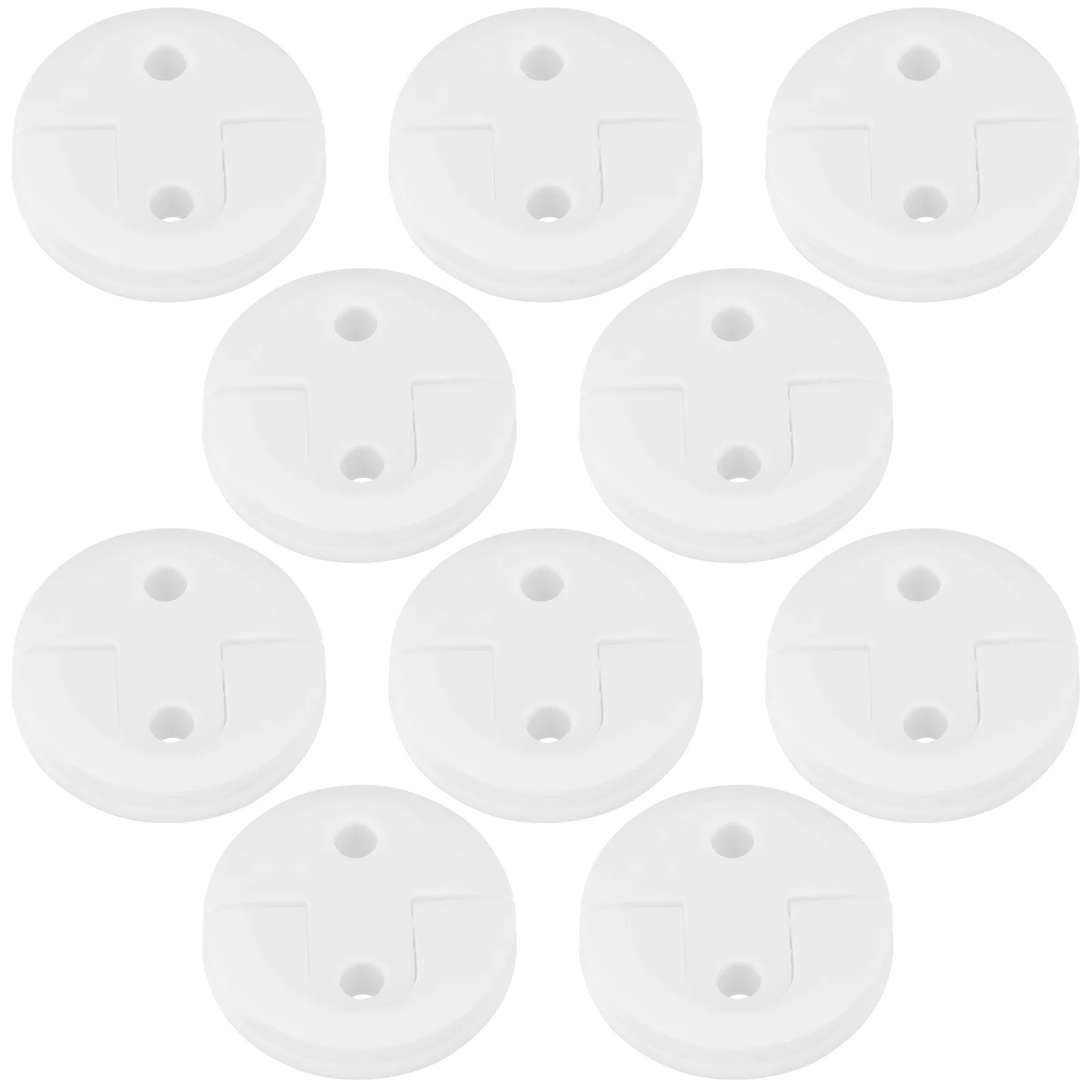 10 pçs tampas de tomada elétrica à prova de bebê cobre plástico proteção de tomada de segurança infantil para casa escola jardim de infância