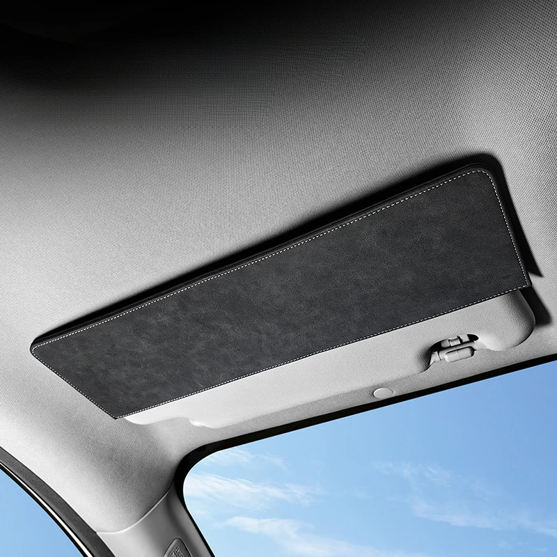 

Car Sun Visor Extender Sunshade Extension Board For Driver Suede Passenger Side Sunvisor Extend Clip Auto Interior Accessories