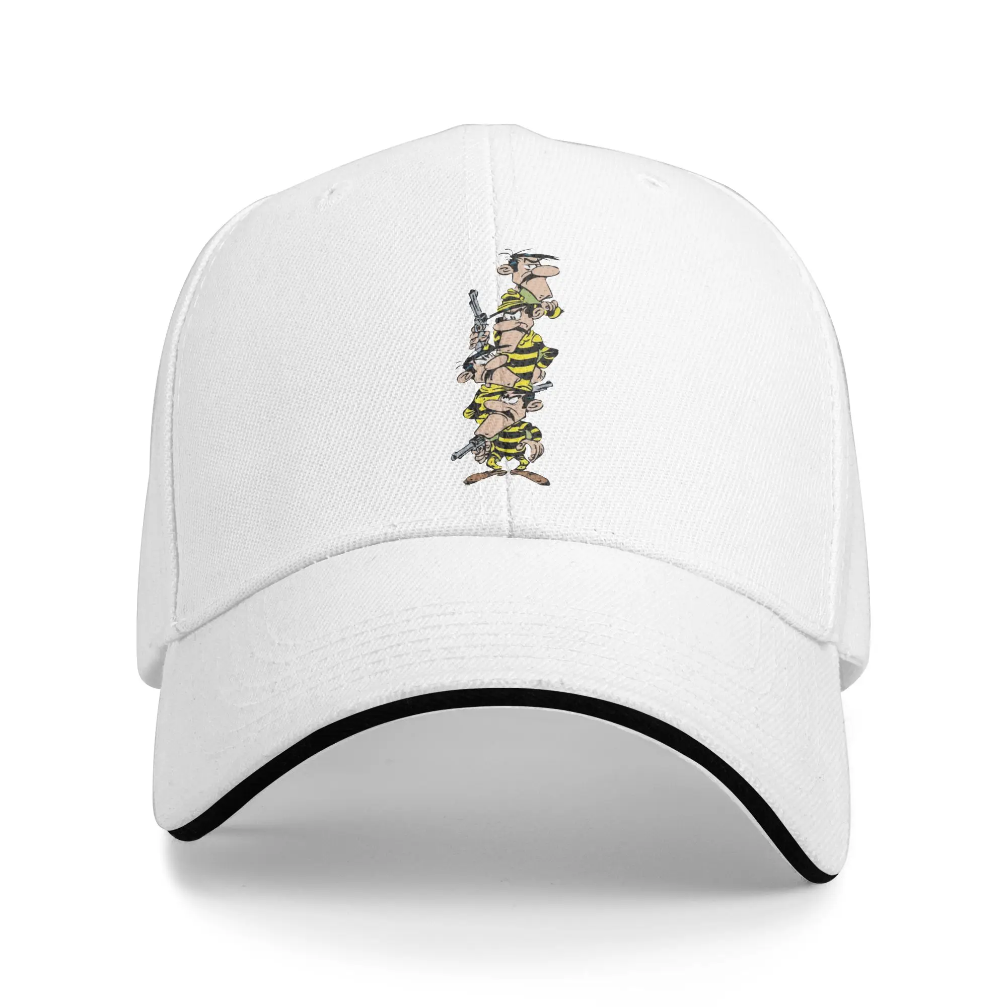Unisex Dalton Brothers Lucky Luke Comics Sandwich Hats Baseball Cap Snapback Caps  Sun Hats Adjustable Racing Cap
