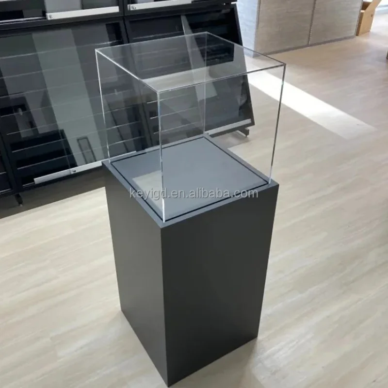 custom.Good Quality Customized Size High Definition Glass TCG Cards Cabinet-Stranding Metal Frame Pokémon Card Display