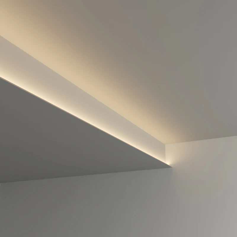 XRZLux LED Linear Strip Lighting Aluminum Profile for Indoor Ceiling Lighting Recessed LED Profile for Home Living Room