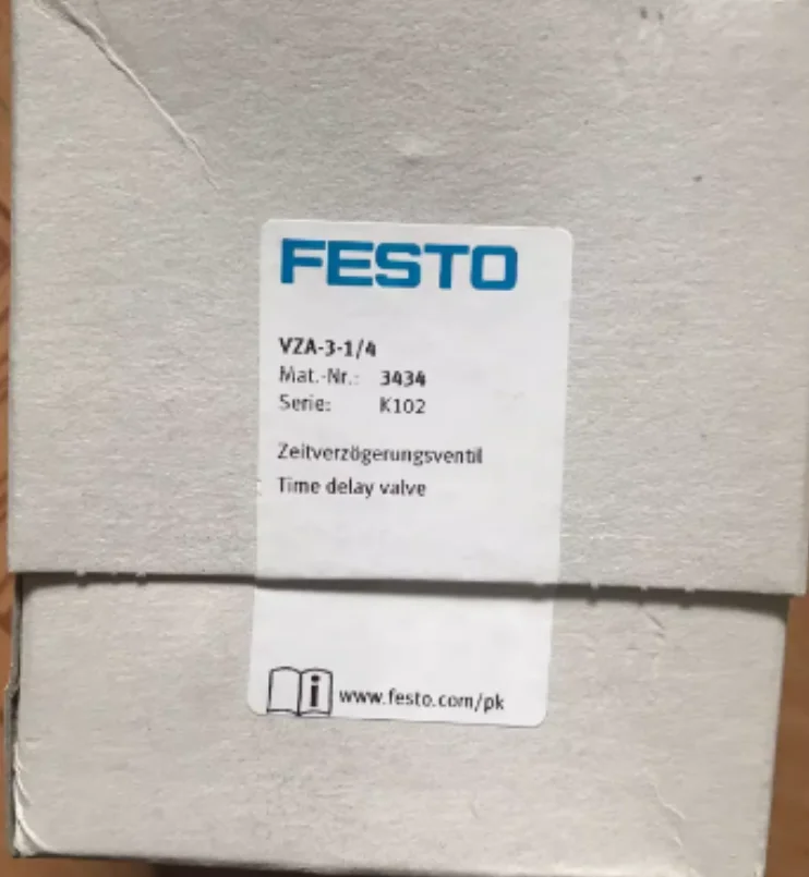 New original FESTO Time delay valve VZA-3-1/4 3434 VZB-3-1/4 3488