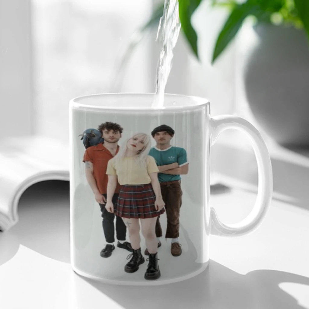 Paramore Band Poster Anime Free shipping Ceramic Mug Cute Coffee Tea Milk Stave Mugs And Cups with Handle Novelty Gifts