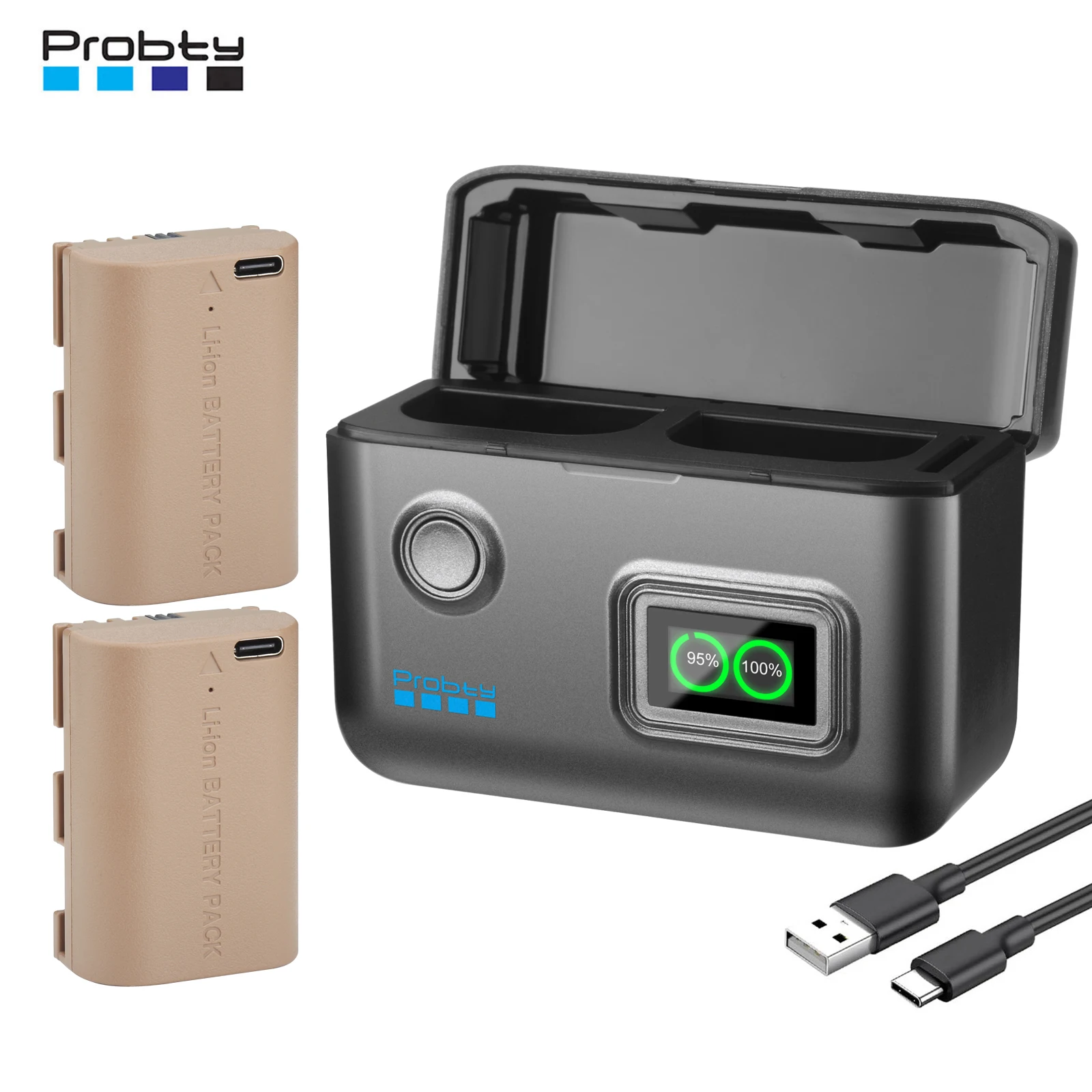 LP-E6NH LP-E6N LP-E6 Battery and Fast Charger For Canon EOS R5 R6 II R7 R 5D II III IV 6D II 7D II 60D 70D 80D 90D