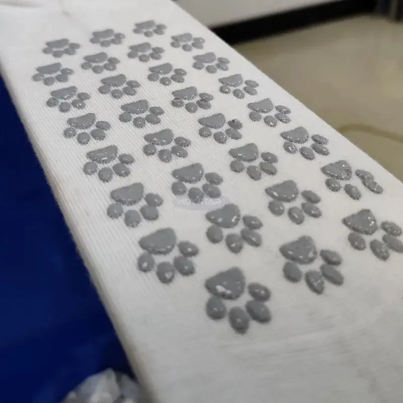 Semi Auto Carousel Anti Slip Socks Screen Printing Machine