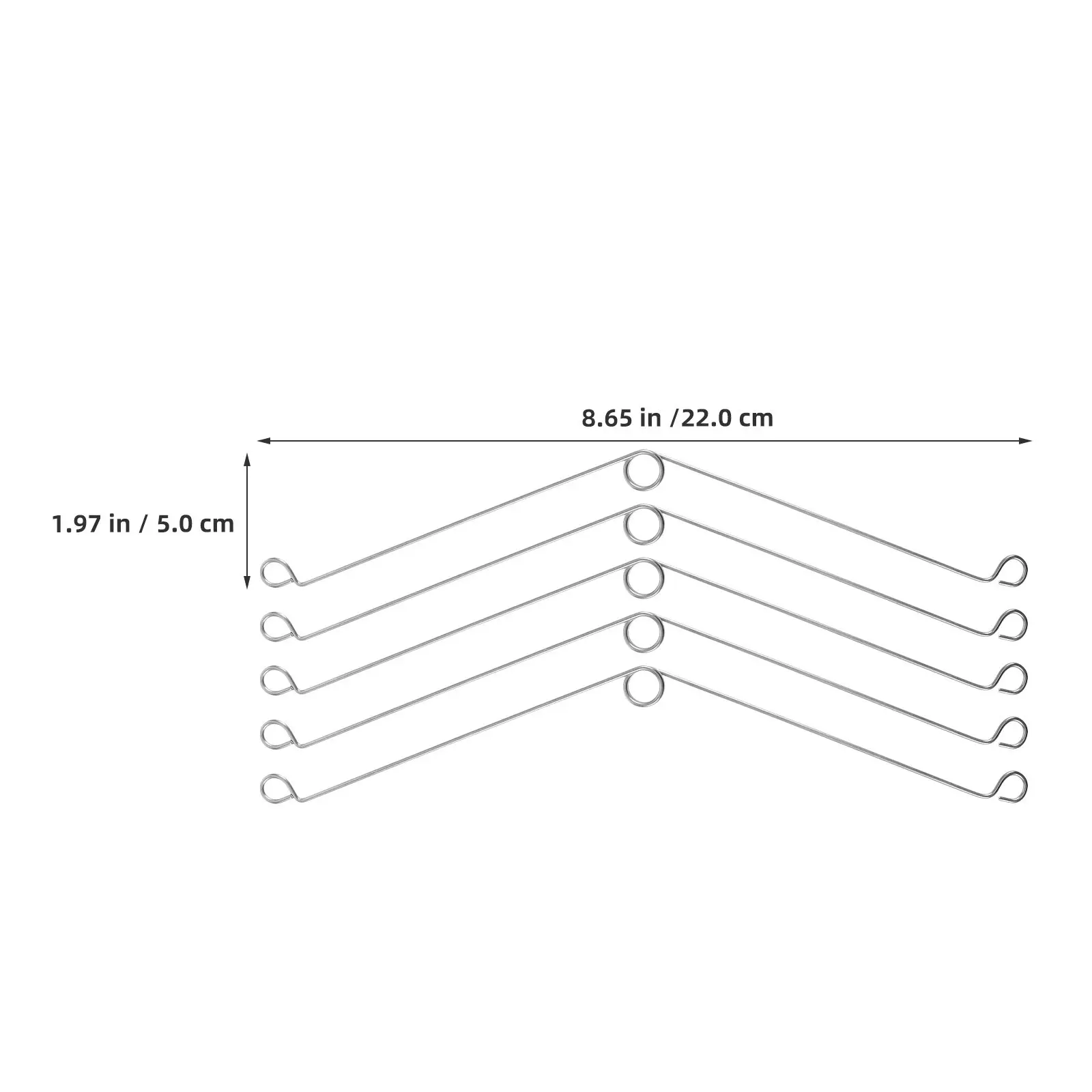 25Pcs High Elasticity Spring Clips Stainless Steel Recessed Light Clips for Bathroom Fan Exhaust and Lighting Fixtures