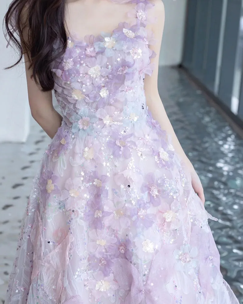 Nuevo Vestido De noche Formal largo DongCMY lujo Dubai Vestido De Fiesta Largo flor graduación fiesta De alta calidad para mujer Vestido