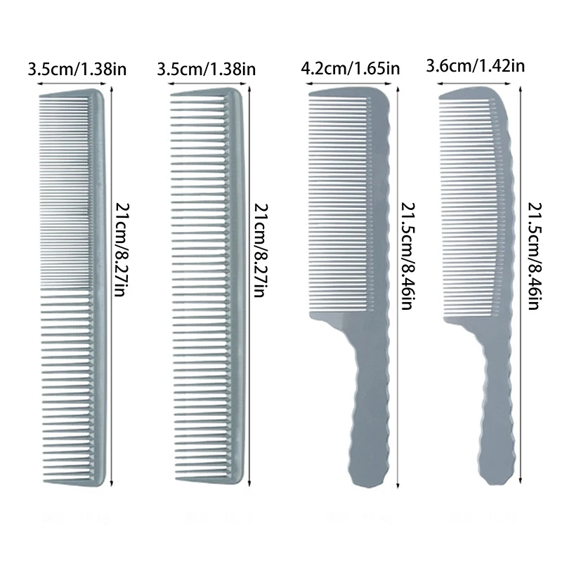 1PC Barber Hairdressing Combs Graduated Multifunction Hair Detangler Comb Anti-static Haircare Hairstyling Makeup Stylist