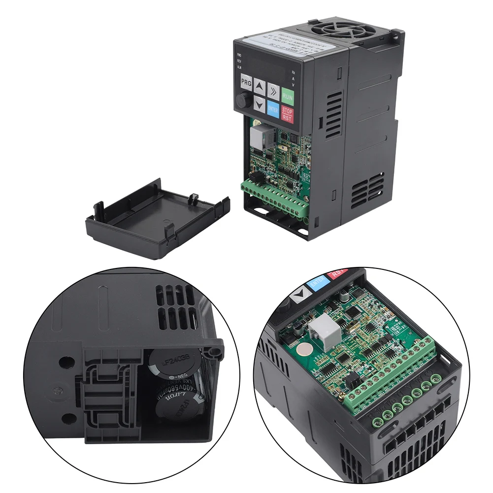 

VFD Frequency Converter 220V Single Phase Input 3 Phase Output 0.4KW Variable Frequency Drive Converter Inverter