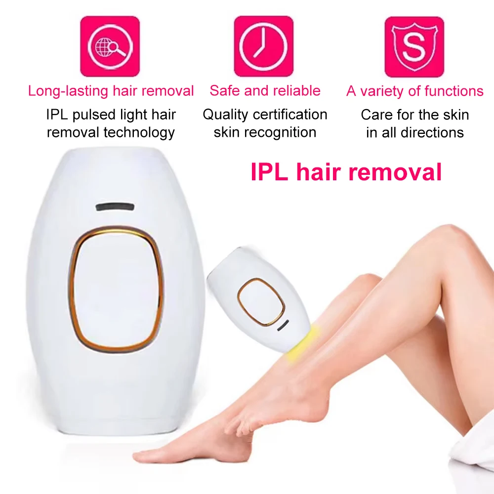 جديد الجسم بيكيني IPL 500,000 فلاش Depilator نبضات آلة لنزع الشعر بالليزر الدائم غير مؤلم للنساء إزالة الشعر أجهزة الاستخدام المنزلي #5