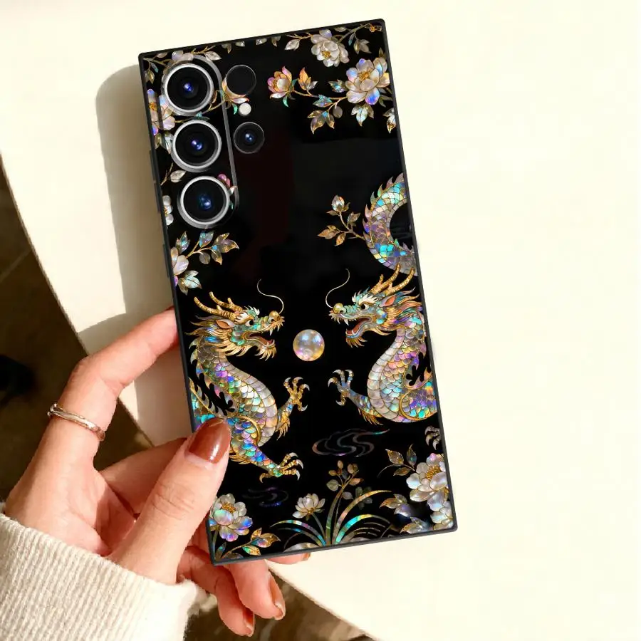 

Eastern Dragon Case for Samsung Galaxy S26 Ultra S26+ S24 Plus S21 S25 FE Note 20 S23 S25+ S22 S20 S10 Phone Cover