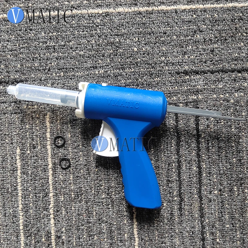 Free Shipping 10 Ml / Cc Manual Single Liquid Glue Caulking Syringe Gun 1Pc With Dispensing Needles
