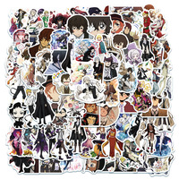 100Pcs Classic Anime Bungo Stray Dogs Stickers for Kids Japanese Anime Decals Waterproof DIY Stickers Hydroflask Phone
