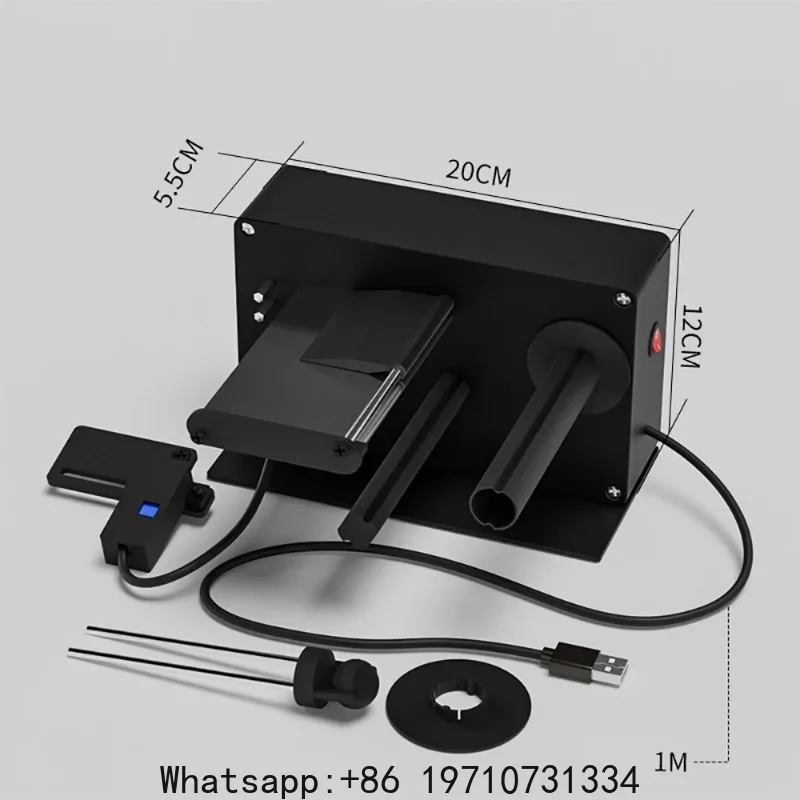 Automatic Label Dispenser Machine with Infrared Sensor for Multi-Row Adhesive Paper Stripping