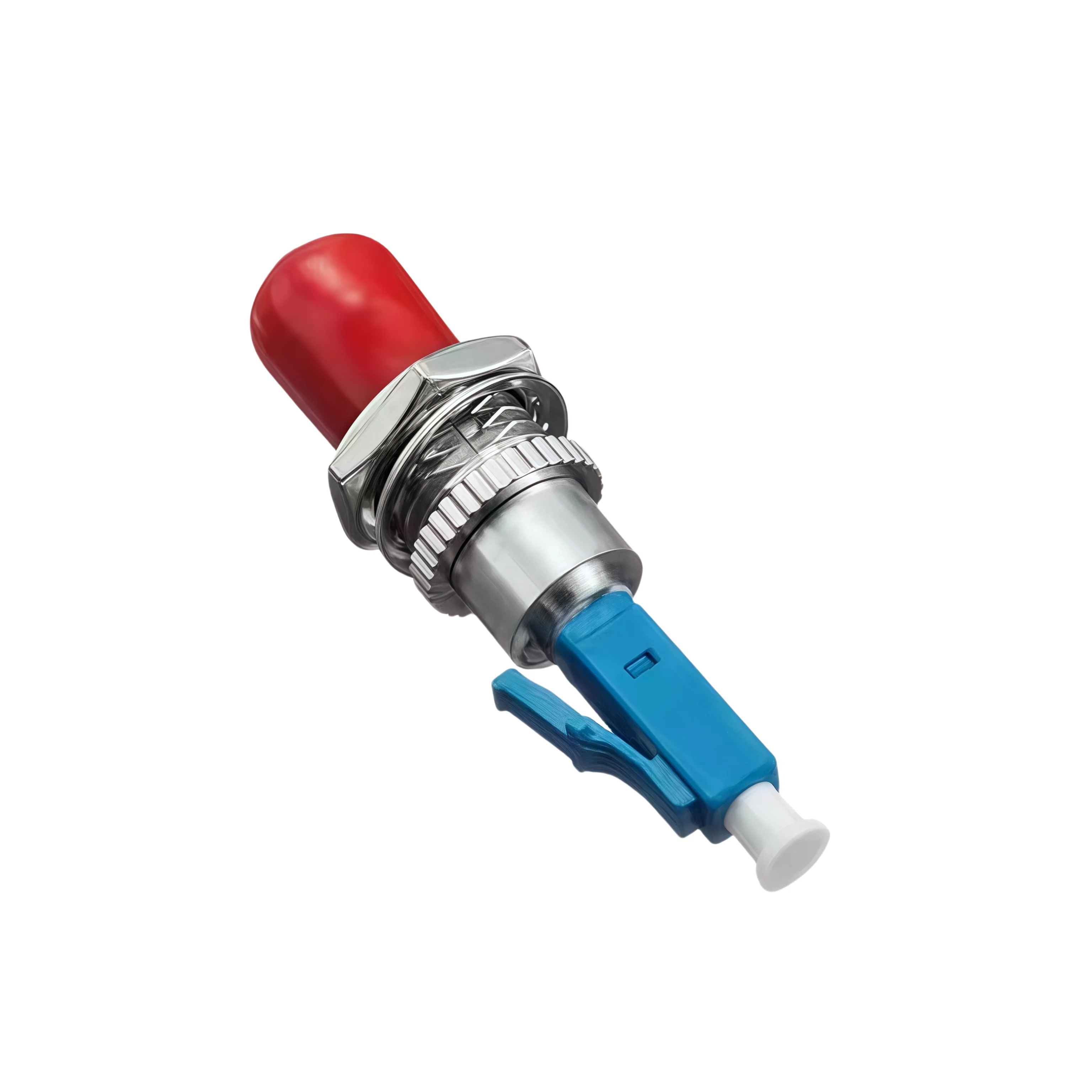 SUMMITEK LC Male to ST Female Fiber Optic Adapter FTTP Optical Patch Cord Pigtail Docking Connector for Visual Fault
