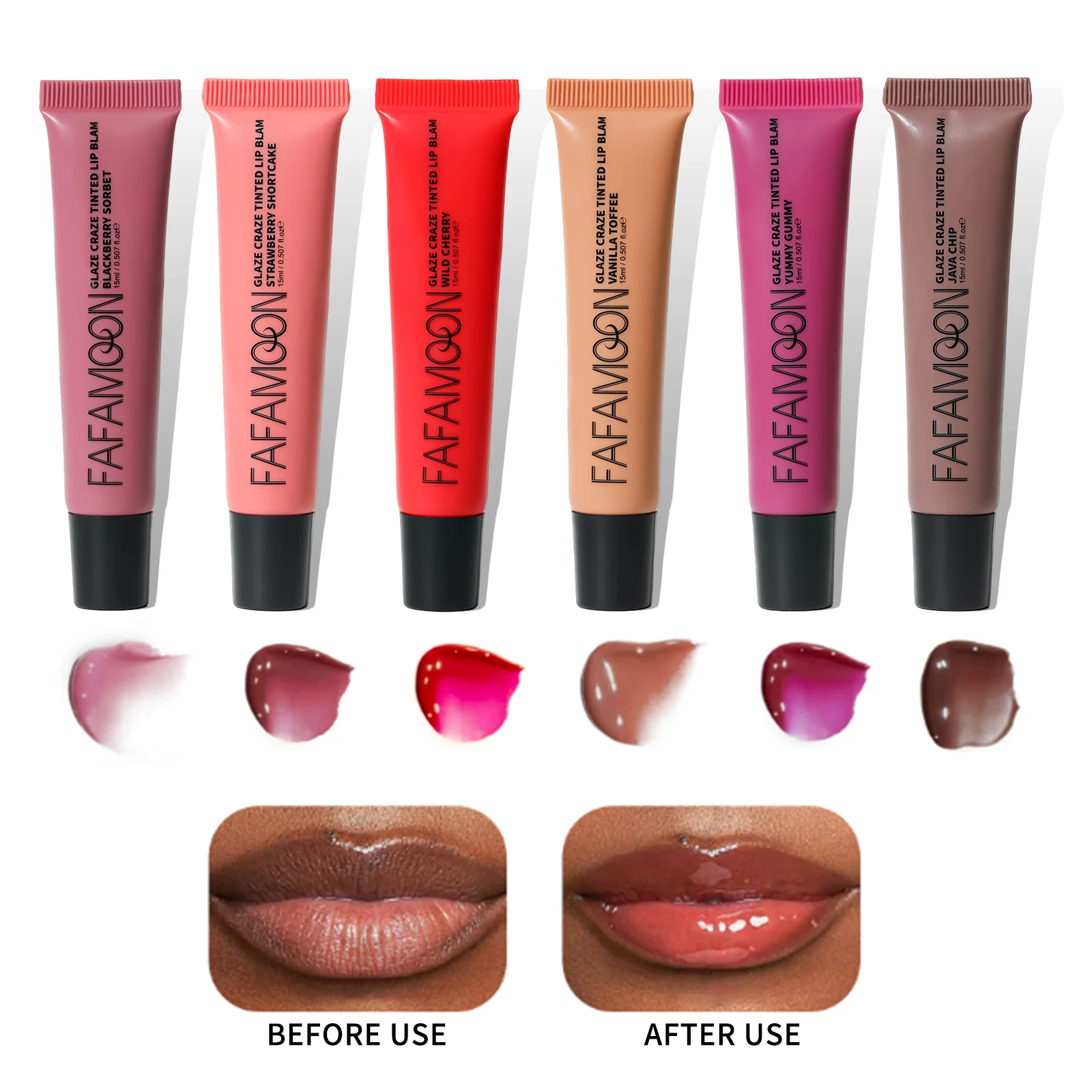 Peptide Lip Gloss Liquid Lip Gloss Water Gloss Lip Glaze Lip Enhancement Oil Moisturizing and Moisturizing Lip Balm