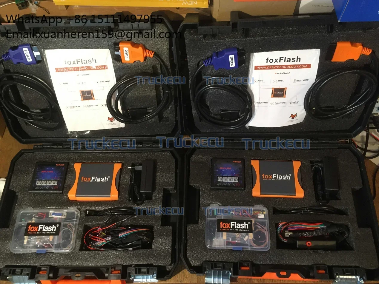Full Version FoxFlash ECU TCU Clone Chip Tuning Tool Pk SVCI OBD2 VVDI2 Abrite Car Truck Tractor Programming Diagnostic Tool
