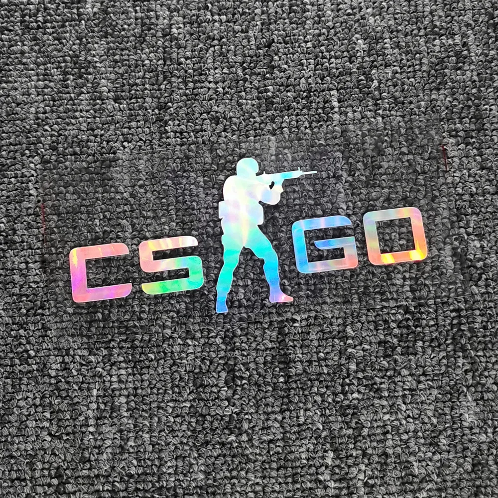 Car Stickers Counter Strike CS GO Reflective Decals For Windshield Bumper Trunk Motorcycles Computer Case CIVIC D2