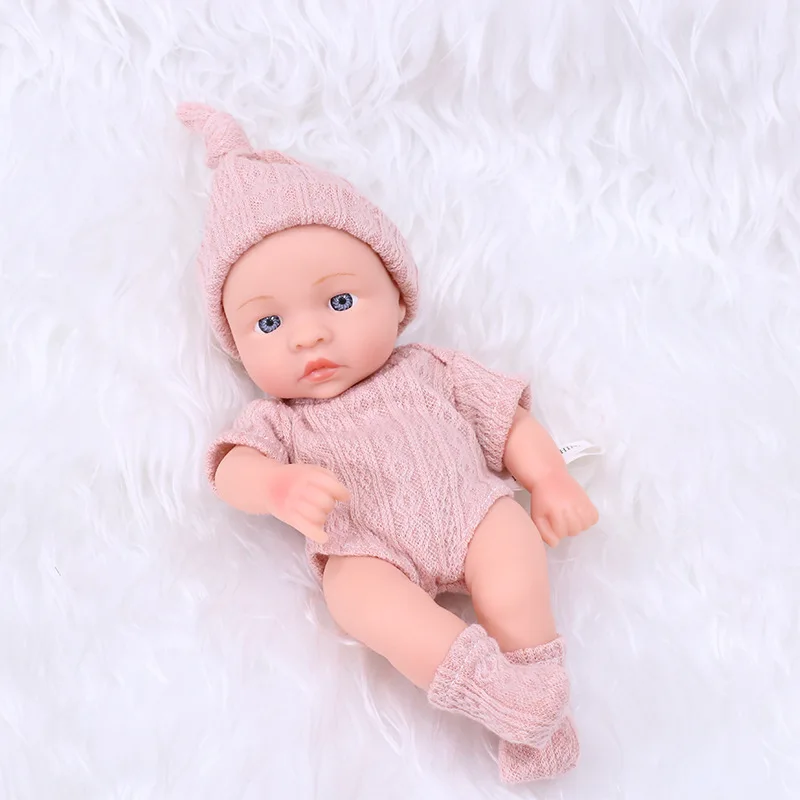 ForestBear 7.5-inch 19cm Soft Body Baby Doll with Romper, Hat, and Washable Accessories - Perfect for Toddlers 18 Months and Up