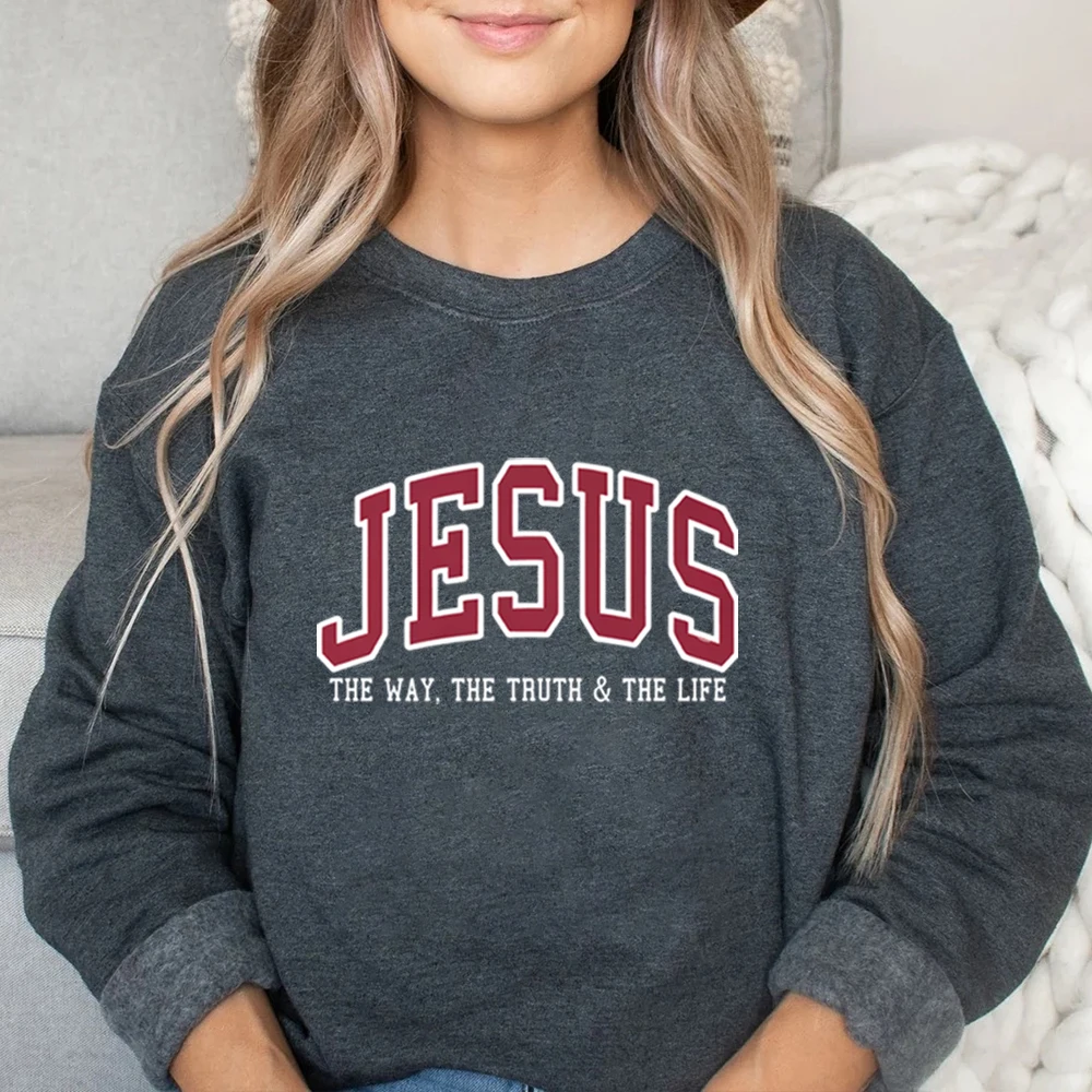 Christian Sweatshirt Jesus Hoodie Faith Sweatshirts Trendy Crewneck Love Like Jesus Pray Sweatshirt Uniex Crewneck Sweatshirt