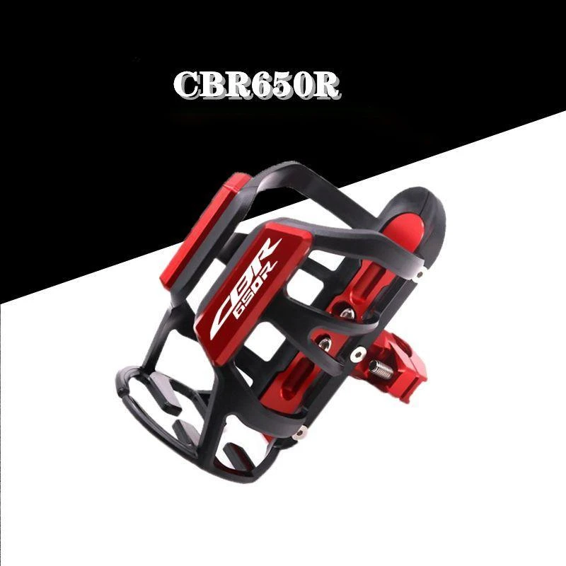 

For Honda CBR650R Modified Water Cup Holder Bumper Water Bottle Holders Motorcycle Riding Beverage Holders Water Kettle Brackets