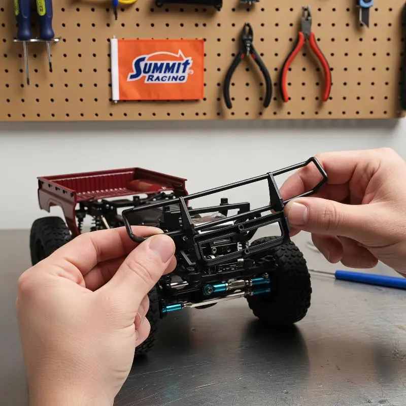 NEW Heavy Duty Anti Collision Front Bumper Protector Fit 1/10 RC Crawler Offroad Truck RC Hobby Car DIY Modification Upgrade Kit