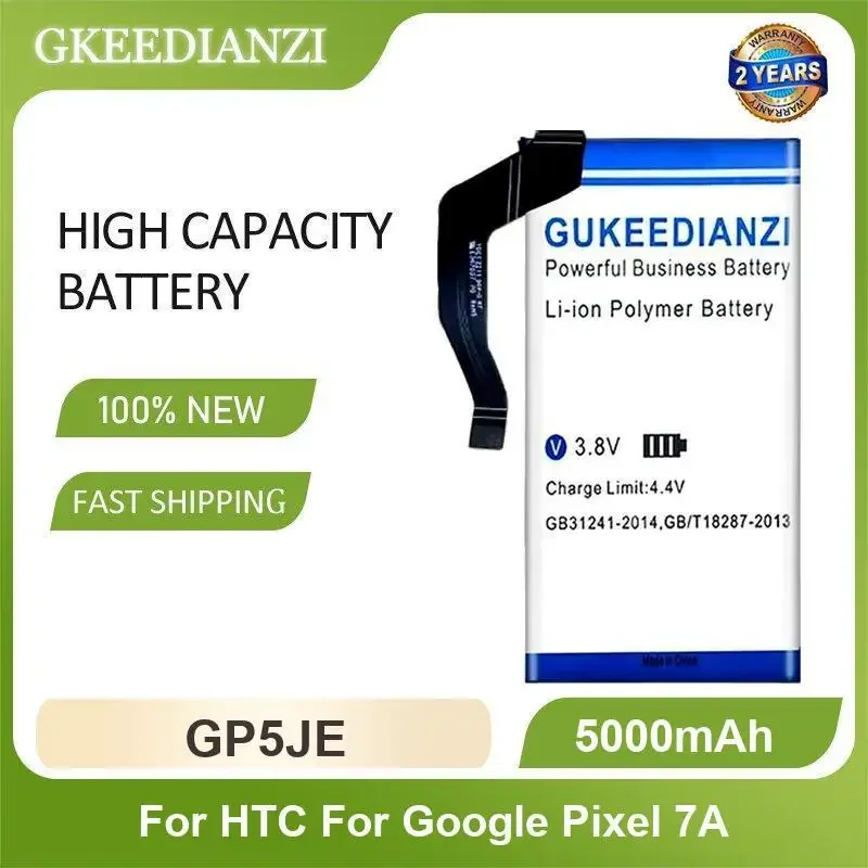 GP5JE Mobile Phone Battery For HTC For Google Pixel 7A 5000mAh High Capacity