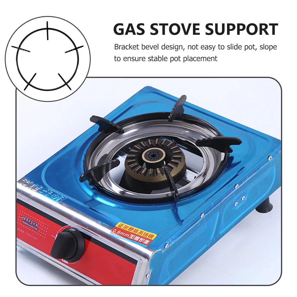 

5-Pcs Gas Stove Wok Ring 5-Claw Stove Support Rack Sturdy Metal Bracket For Burner Pot Stability Kitchen Tool Household