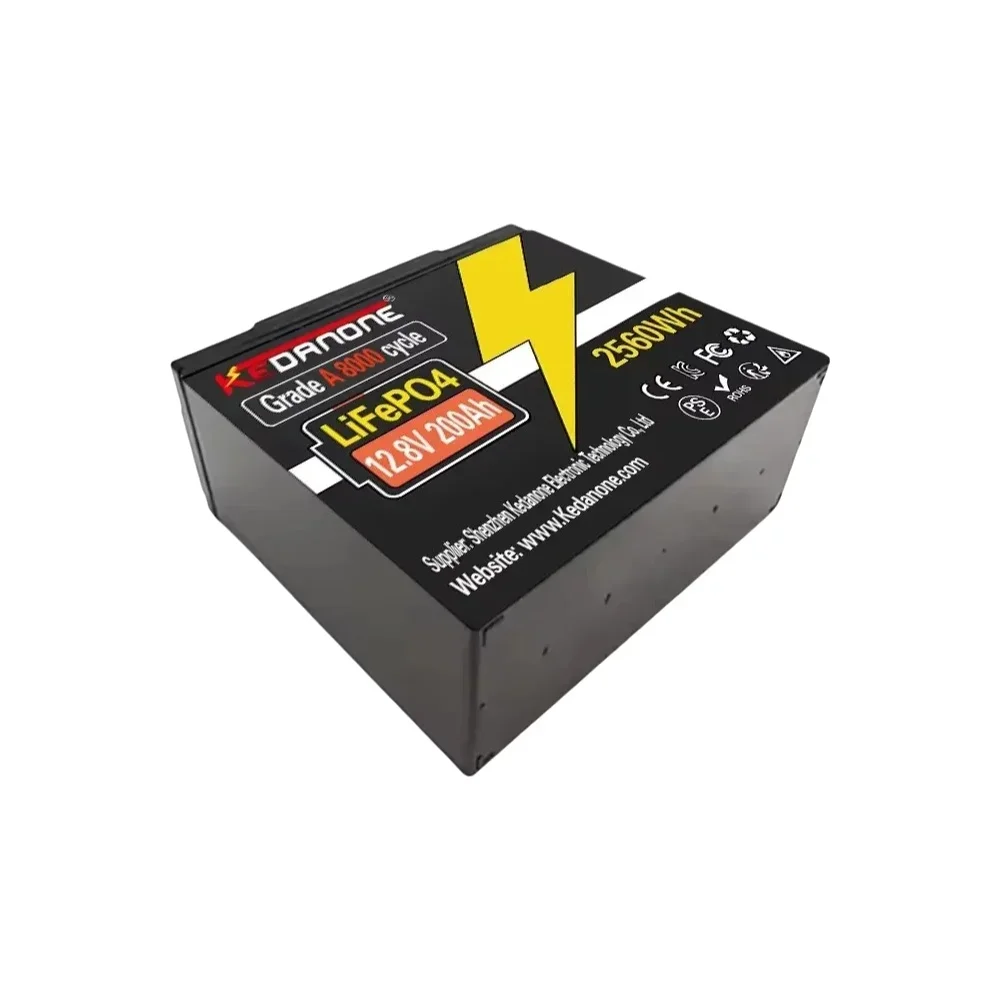 

12V.8 LiFePO4 Battery ✅Pack Built-in BMS Lithium Iron Phosphate Cells For Replacing Most of Backup Power Home Energy St